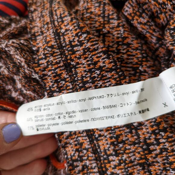 Zara Trafaluc Striped Tweed Short Sleeve Dress New Small - Picture 6 of 6